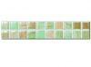  Iride Mosaico Verde/Beige Listello 4x20 cm dszcsk